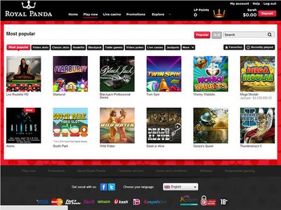 Royal Panda website